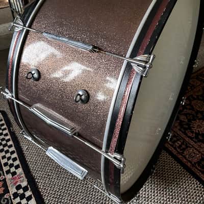 Vintage 1960's Ludwig 30" Marching Bass Drum - NICE! imagen 3