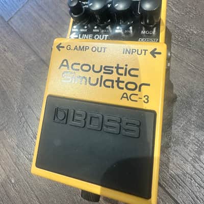 Boss AC-3 Acoustic Simulator  2006 - Present - Yellow image 2
