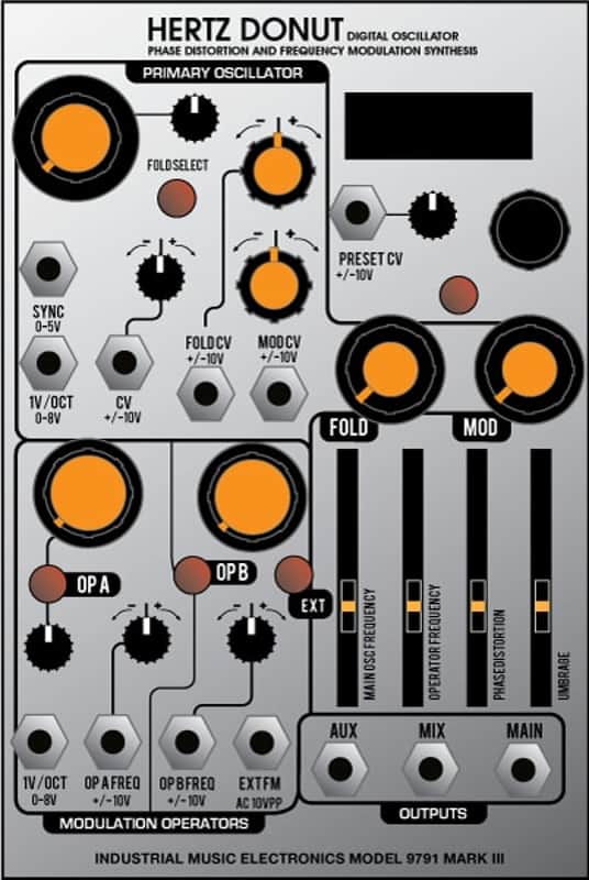 INDUSTRIAL MUSIC ELECTRONICS HERTZ DONUT MK3 : B-STOCK : [DETROIT MODULAR] image 1
