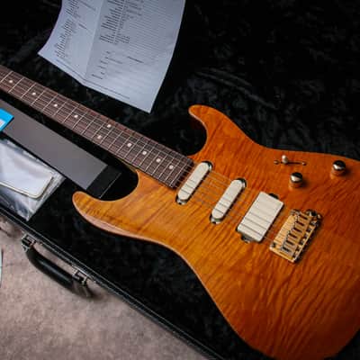 SUHR USA Standard Legacy Hardtail Limited Edition "Trans Caramel + Rosewood" (2022) image 1