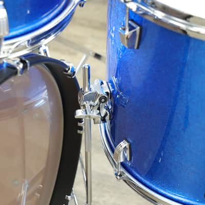 Ludwig Neusonic Mod2 4-Piece Shell Pack 10/12/16/22 (Blue Super Sparkle) image 12