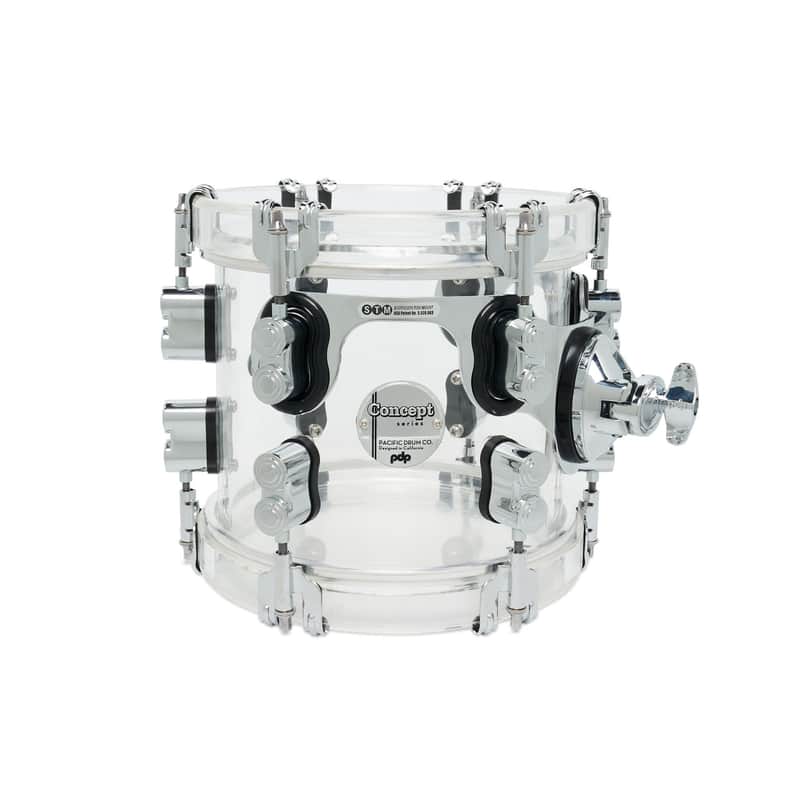 PDP Concept Acrylic Tom 7x8" Clear with Chrome Hardware image 1
