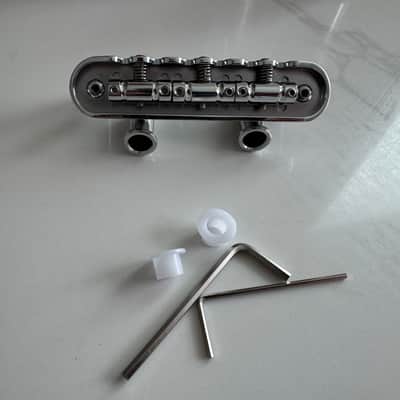 The Overpass “Classic” Fender Jazzmaster / Jaguar Offset Bridge with Chrome Plated Brass Saddles image 1