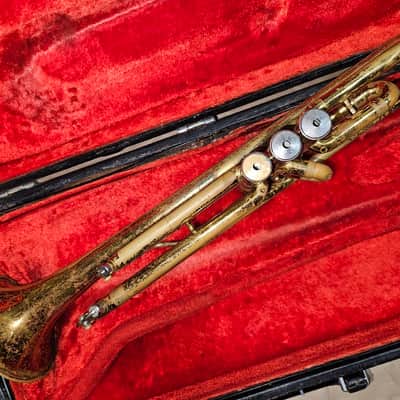 King Tempo 600 Trumpet, USA, with case & MP, Good Condition image 10