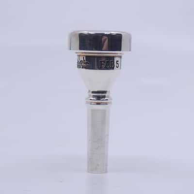 Trent's Yard Sale! ACB Fab 5 Cornet Mouthpiece - Silver image 1