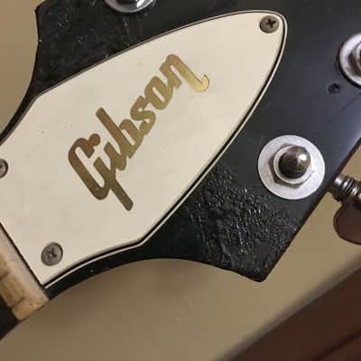 Gibson Flying V Medalian Model 1972 Cherry Red woodgrain Stain image 16