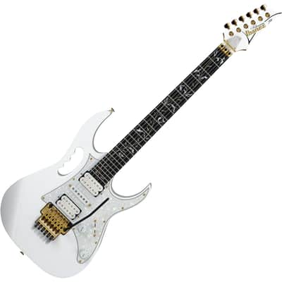 IBANEZ JEM7VP WH JEM Premium STEVE VAI 6 STRING WITH GIG BAG WHITE - Open Box image 1