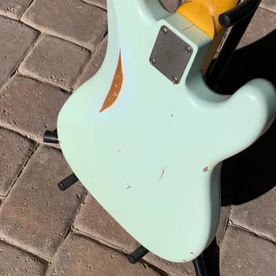 Nash Left Handed Pbass 2018 Sonic Blue image 3