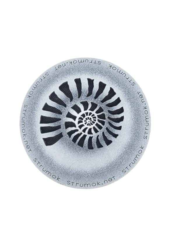 Strumok Sounds of the Stream Round Rainstick, 120mm Ammonite image 1