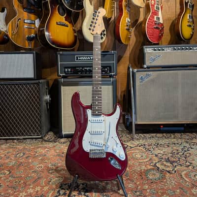 Fender Standard Stratocaster with Rosewood Fretboard 2004 - Midnight Wine image 3