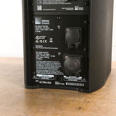Meyer Sound Ultra-X22 Narrow Coverage Speaker (PAIR) w/ 3M Digital Input CG010QZ image 6