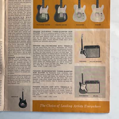 PreCBS Fender Catalog  1963-1964 image 3