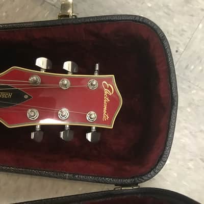 Gretsch Electromatic Dou-Jet  G2923, Fierebird Red 1999  Firebird Red image 4