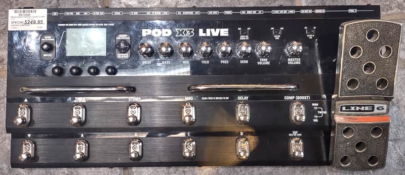 Line 6 POD X3 Live Multi-Effect and Amp Modeler | Reverb Canada