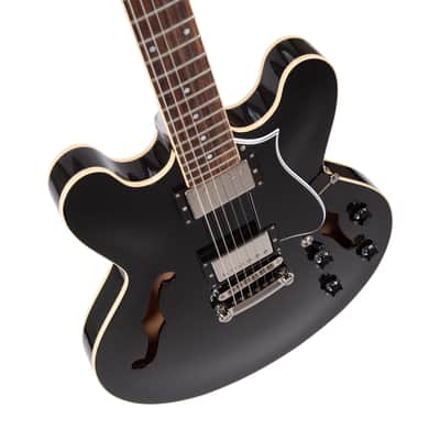 2021 Heritage Standard H-535 Semi-Hollow Electric Guitar, Ebony, AL0XXXX image 12