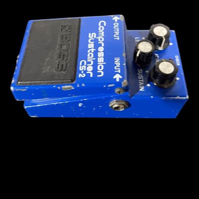 Boss CS-2 Compression Sustainer (Black Label) 1981 - 1989 - Blue X9235 image 2