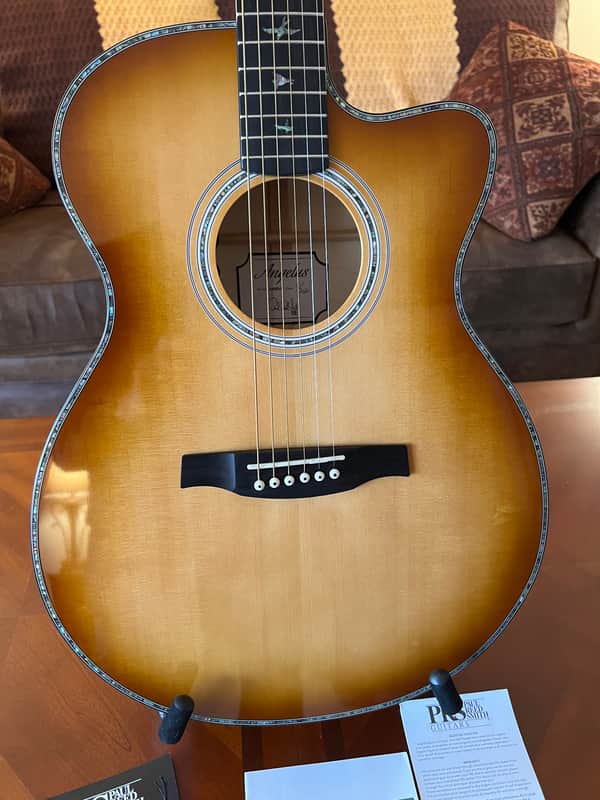PRS SE A50E Angelus W/ Fishman GT1 Pickup.  Discontinued Vintage Tobacco Sunburst! image 1