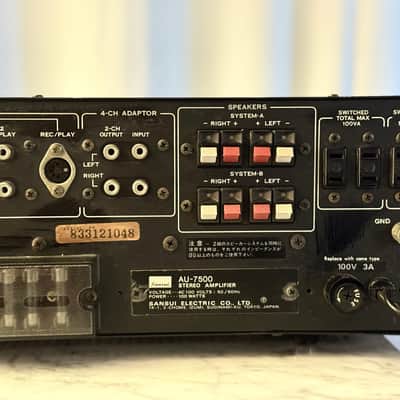 πΆβ¨ Sansui AU-7500 Vintage Integrated Amplifier β Serviced / Cleaned, Bench Tested, 100V JDM image 12