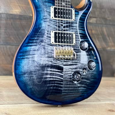 PRS Custom 24 Piezo Natural Back Custom Color - Charcoal Sapphire Wrap Burst 343363 image 8
