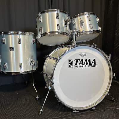 Vintage TAMA Imperialstar 4-Piece (Metallic White or Platina) imagen 1