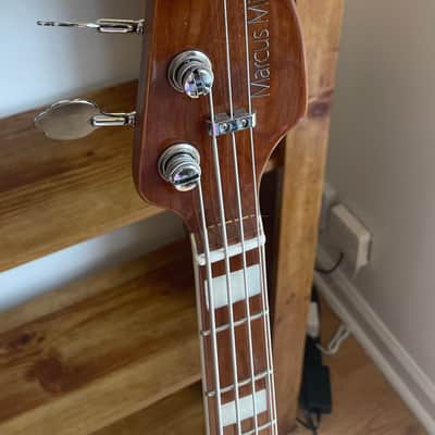 Sire Marcus Miller V8 Bass, Roasted Maple Fretboard, White Blonde image 4