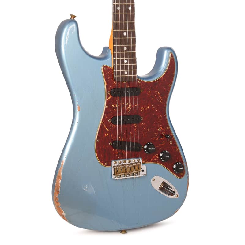 Fender Custom Shop Limited Edition Roasted Stratocaster Super Faded Aged Lake Placid Blue Relic (Serial #XN18647) image 1