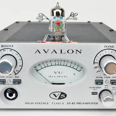 Avalon V5 Silver Mic Preamp D.I.-Re-Mic + Neuwertig + 1,5 Jahre Garantie image 2