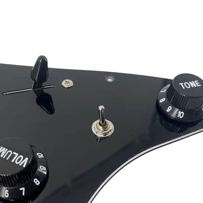 Stratocaster Style Loaded SSS Guitar Pickguard and Pickup, Pearl Black image 5