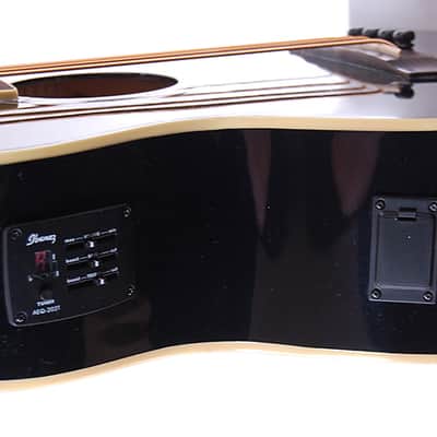 Ibanez AEB5E Acoustic Electric Bass Guitar - Black image 6
