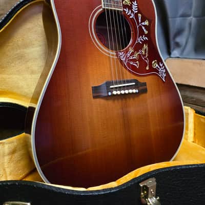2023 Gibson Custom Shop 1960 Hummingbird Fixed Bridge VOS Heritage (Pre-Owned) - Cherry Sunburst w/case image 1