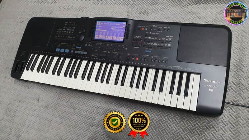 Technics SX-KN3000 ✅ Legendary 90s PCM Flagship Keyboard ✅ Warm & Rich Custom Acoustic Sounds ✅ Fully Checked & Cleaned ✅ Powerful Built-in Sequencer ✅ Technics KN3000 image 1