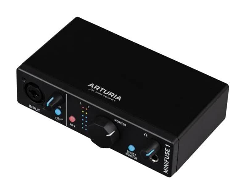 Arturia MiniFuse 1 USB Audio Interface – Black image 1
