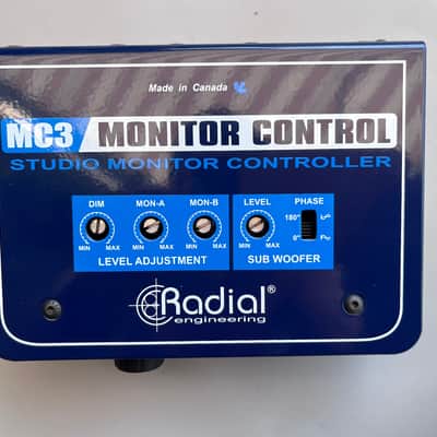 Radial MC3 Studio Monitor Controller 2010s - Blue image 7