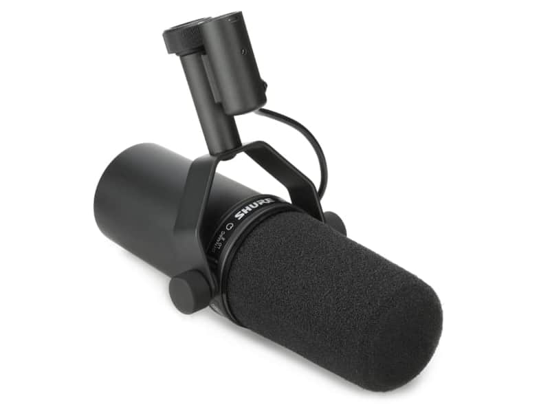Shure SM7B Cardioid Dynamic Microphone 2001 - Present - Black image 1