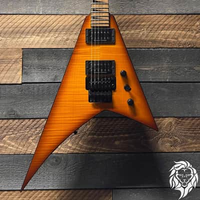 Jackson Custom Shop Randy Rhoads RR1 LTD Flame Top FRT Amber Lager Burst RR3914 image 1