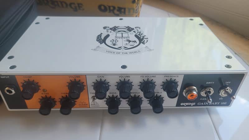Orange Gain Baby 100 2-Channel 100-Watt Guitar Amp Head 2025 - Present - White image 1