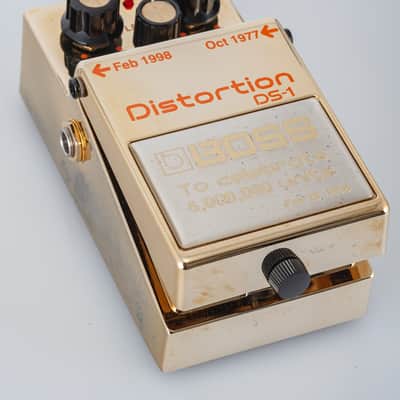 BOSS Distortion DS-1  GOLD 1998 + Showroom DISPLAY! Extremely RARE image 13