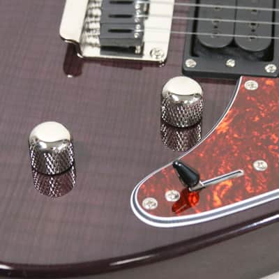 YAMAHA Pacifica PAC611HFM Electric Guitar Transparent Purple w/ Seymour - Clean! image 22
