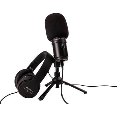Zoom ZUM-2 Podcast Mic Pack USB Podcast Microphone Bundle image 1