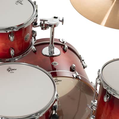 Gretsch Catalina Club Fusion Drum Kit Shell Pack, Gloss Crimson Burst image 8