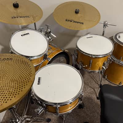 Yamaha Stage Custom Hip Drum Kit – Complete Setup – Low Volume Cymbals – Ready to Play image 1