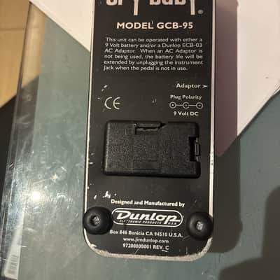 Dunlop GCB95 Cry Baby Standard Wah 1982 - Present - Black image 3