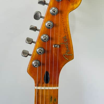 Fender Stratocaster  Fiesta Red Relic with Stainless Steel Frets & Seymour Duncan Pickups image 7