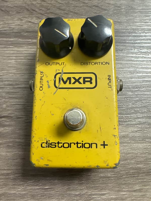 MXR MX-104 Script Distortion + 1973 - 1975 - Yellow image 1