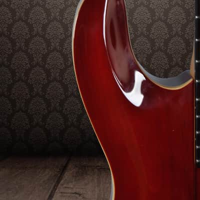 Duesenberg D-Bass Red 5 String Electric Bass With Custom Hardcase image 6