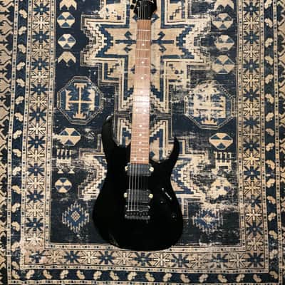 2000 Ibanez Japan 7 String Rare RG7421 Wizard Neck FujiGen Black image 2