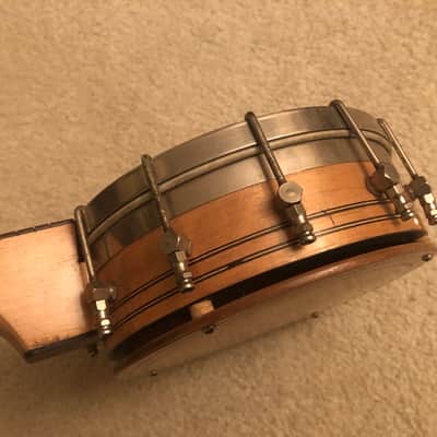 Vintage 1930s Banjo Ukulele Banjolele Uke with Original Case image 8