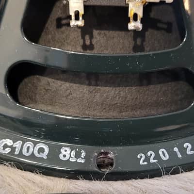Jensen C10Q Vintage Ceramic 10" 40-Watt 8ohm Guitar Speaker 2010s - Green image 4