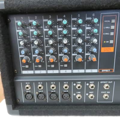 Yamaha EMX 620 Powered Mixer Mid-90s - Black - Preowned image 3