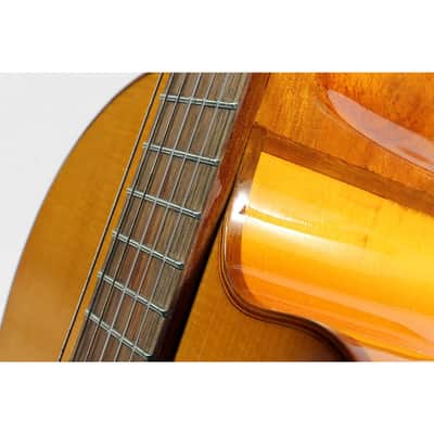 Lucero LFB250Sce Spruce/Cypress Thinline Acoustic-Electric Classical Guitar Regular Natural image 6